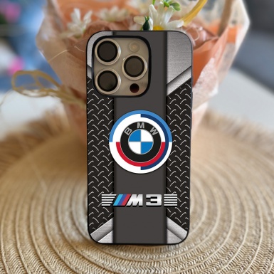 BMW m3 style iPhone case imitation metal with new logo 014