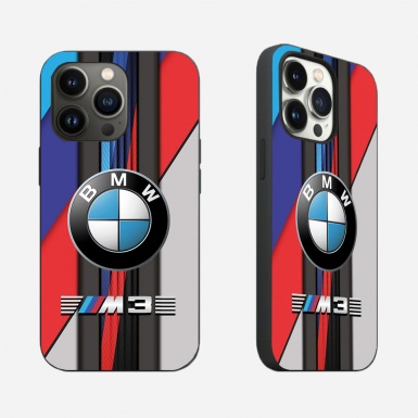 BMW m3 colorful slim case for iPhone with logo 015