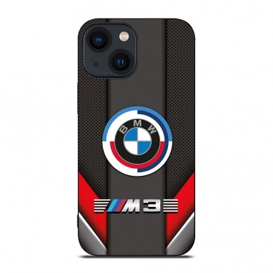 BMW M3 iPhone red gray phone case with new logo 016