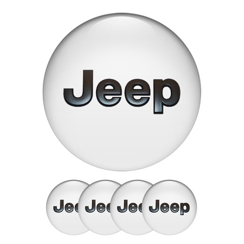 Jeep Wheel Center Caps Emblem 3D Effect