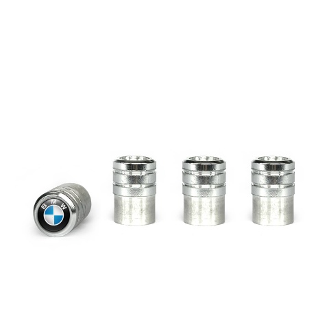 BMW Valve Caps Aluminium 4 pcs Blue White Logo
