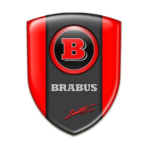 Brabus Emblem Interior Racing Edition Red base Graphit Panel 