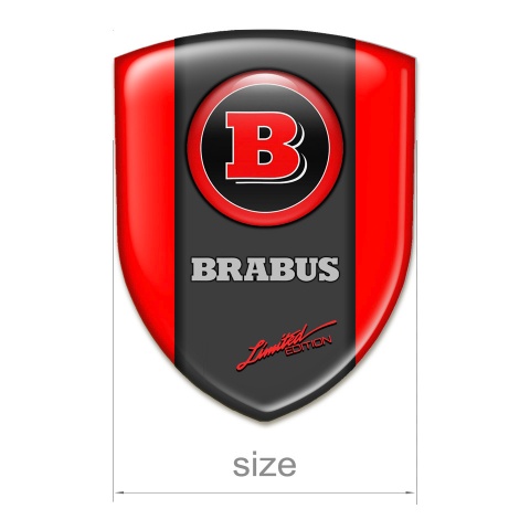 Brabus Emblem Interior Racing Edition Red base Graphit Panel 