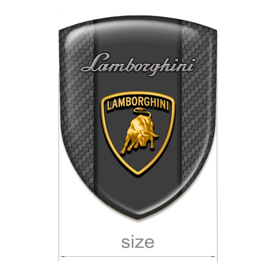 Lamborghini Tuning Emblem High Quality Carbon Background Edition ...