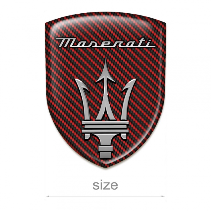 Maserati Silicone Shield Racing Edition Red Carbon Version | Domed ...