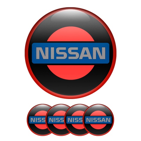 Nissan Wheel Silicone Stickers Center Cap Old Style