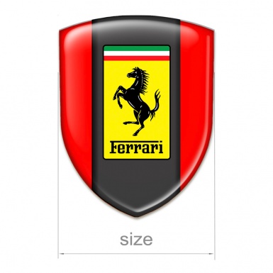 Ferrari Emblem Badge Logo Premium Quality Red Design 