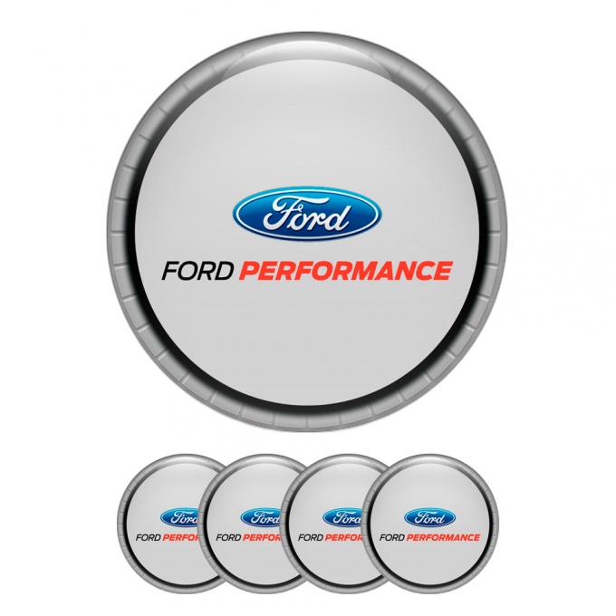 Ford Performance Wheel Emblems Center Cap 3D Ring