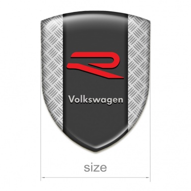 VW Silicone Shield Mesh Effect Base R Logo 