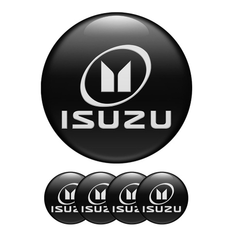 Isuzu Silicone Stickers Center Hub New 3D Emblem