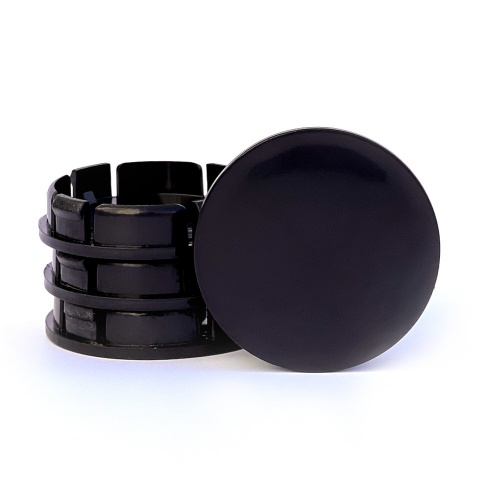 Wheel Center Caps Black Outer Diameter 56 mm / Inner Diameter 52 mm