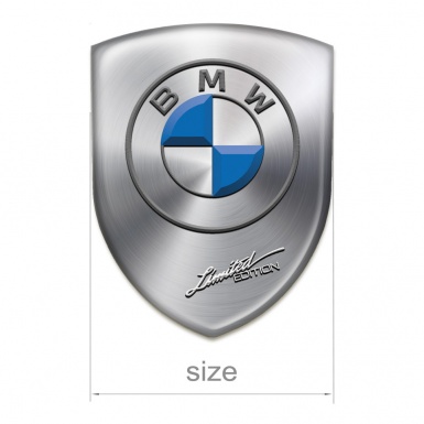 BMW Emblem Badge Logo Metallic Base Limited Edition Design 
