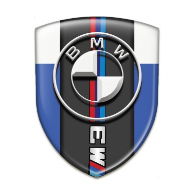 BMW Car Accessories Badge Blue White Background Version 