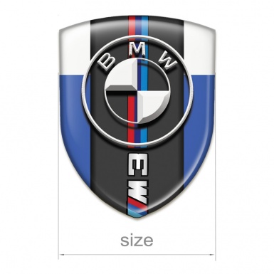 BMW Car Accessories Badge Blue White Background Version 