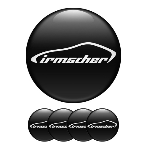 Irmscher Sticker Wheel Center Hub Cap Black Style Emblem