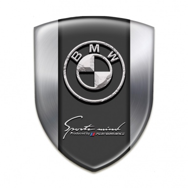 BMW Emblem Interior Metallic base Stone Logo Style 