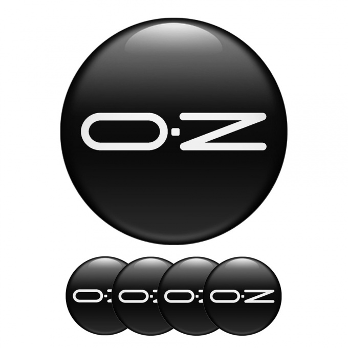 OZ Wheel Center Emblem Stickers Black
