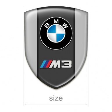 BMW M3 Logo Emblem Grey Edition 