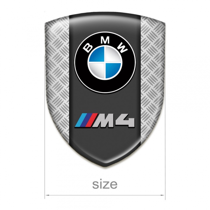 BMW M4 Resin Sticker Mesh Effect Design | Domed Emblems | Stickers | X ...