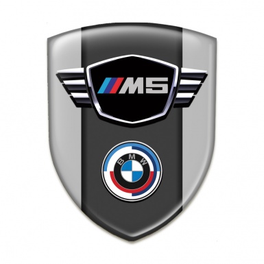 BMW M5 Auto Emblem Stylish Grey Style 