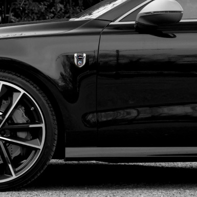 BMW M4 Tuning Emblem Grey White Best Design 