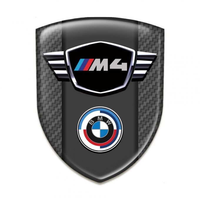 BMW M4 Domed Emblem Premium Quality Carbon Variant 