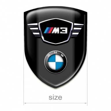 BMW M3 Resin Sticker Black Pattern 