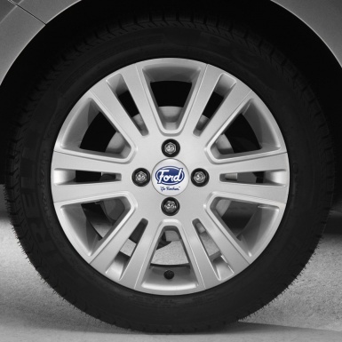 Ford Wheel Emblems Center Cap Gradient White