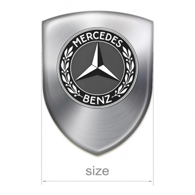 Mercedes Benz Self Adhesive Car logo Emblem metallic Effect Design 