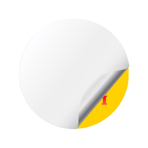 Ferarri Wheel Center Cap Emblems Yellow Logo