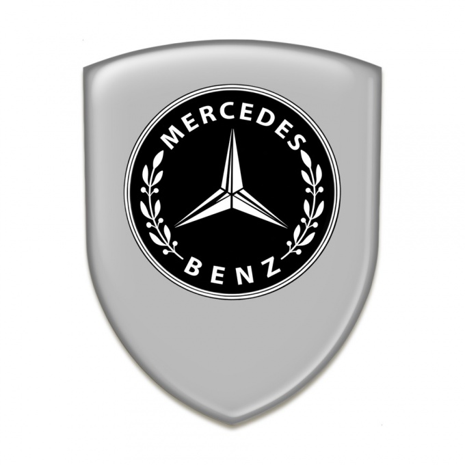 Mercedes Benz Silicone Emblem Grey Style 