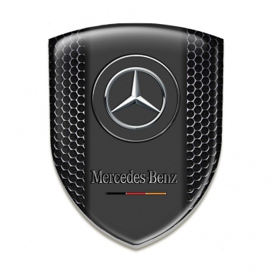 Mercedes Benz Car Accessories Badge Perforated Steel Version 