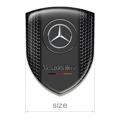 Mercedes Benz Car Accessories Badge Perforated Steel Version 