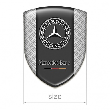 Mercedes Benz Resin Sticker Mesh Effect Pattern 