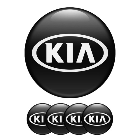 Kia Center Hub Dome Stickers Classic Line