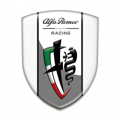 Alfa Romeo Emblem Interior White Edition New Logo Style 