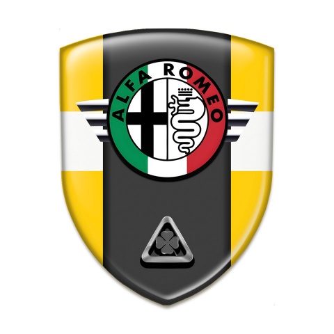 Alfa Romeo Silicone Shield Yellow White Model 