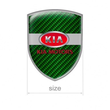 Kia Silicone Shield Sticker Green Carbon