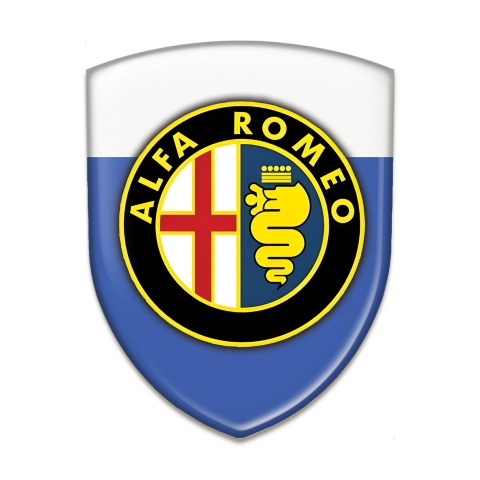 Alfa Romeo Silicone Shield Blue White Edition Classic Logo 