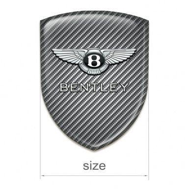 Bentley Domed Emblem Premium Quality Carbon Edition 