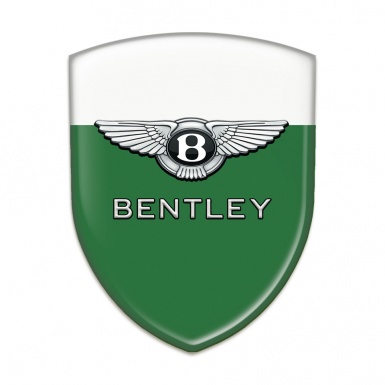 Bentley Resin Sticker Green White Style 