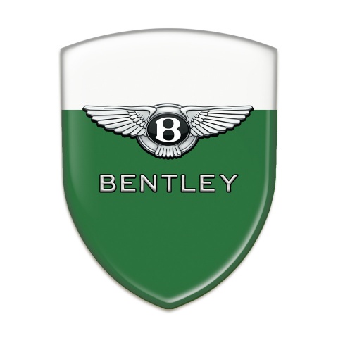 Bentley Resin Sticker Green White Style 