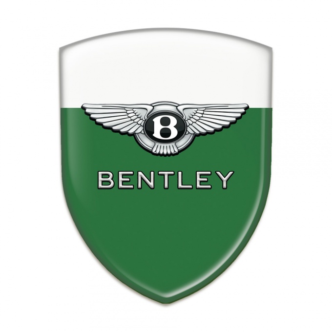 Bentley Resin Sticker Green White Style 