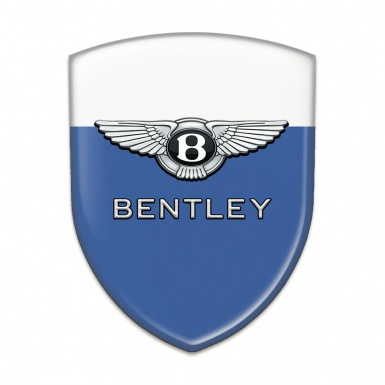 Bentley Emblem Exterior Blue White Design 