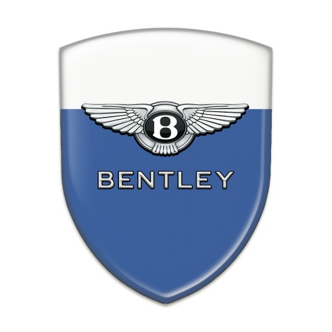 Bentley Emblem Exterior Blue White Design 