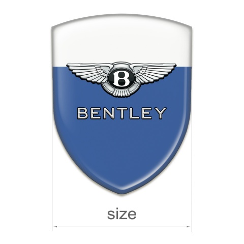 Bentley Emblem Exterior Blue White Design 