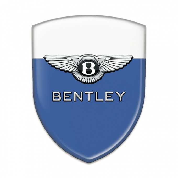 Bentley Emblem Exterior Blue White Design 