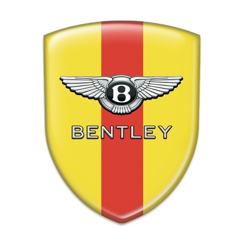 Bentley Silicone Badge Stylish Yellow with Red Band Design 