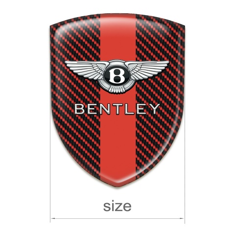 Bentley Emblem Interior High End Red Carbon Red Band Design 