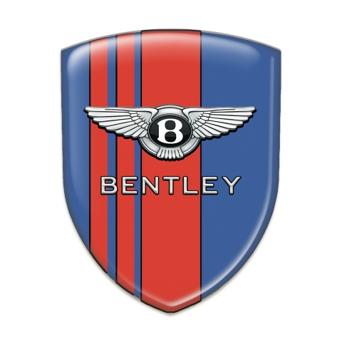 Bentley Tuning Emblem Blue with Red Stripes Edition 